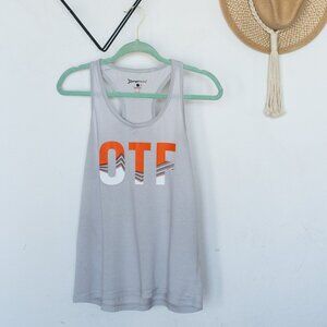 Orangetheory OTF // Light Grey Racerback Tank